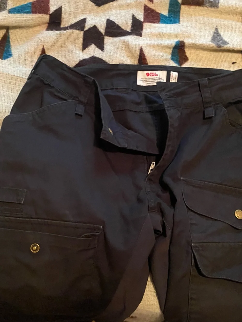 Fjallraven G-1000 Men's Cargo Pants in Black - Picture 7 of 11